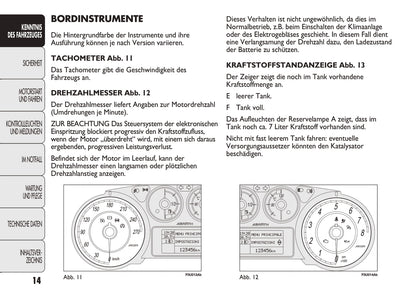 2010-2014 Abarth Punto Evo Owner's Manual | German