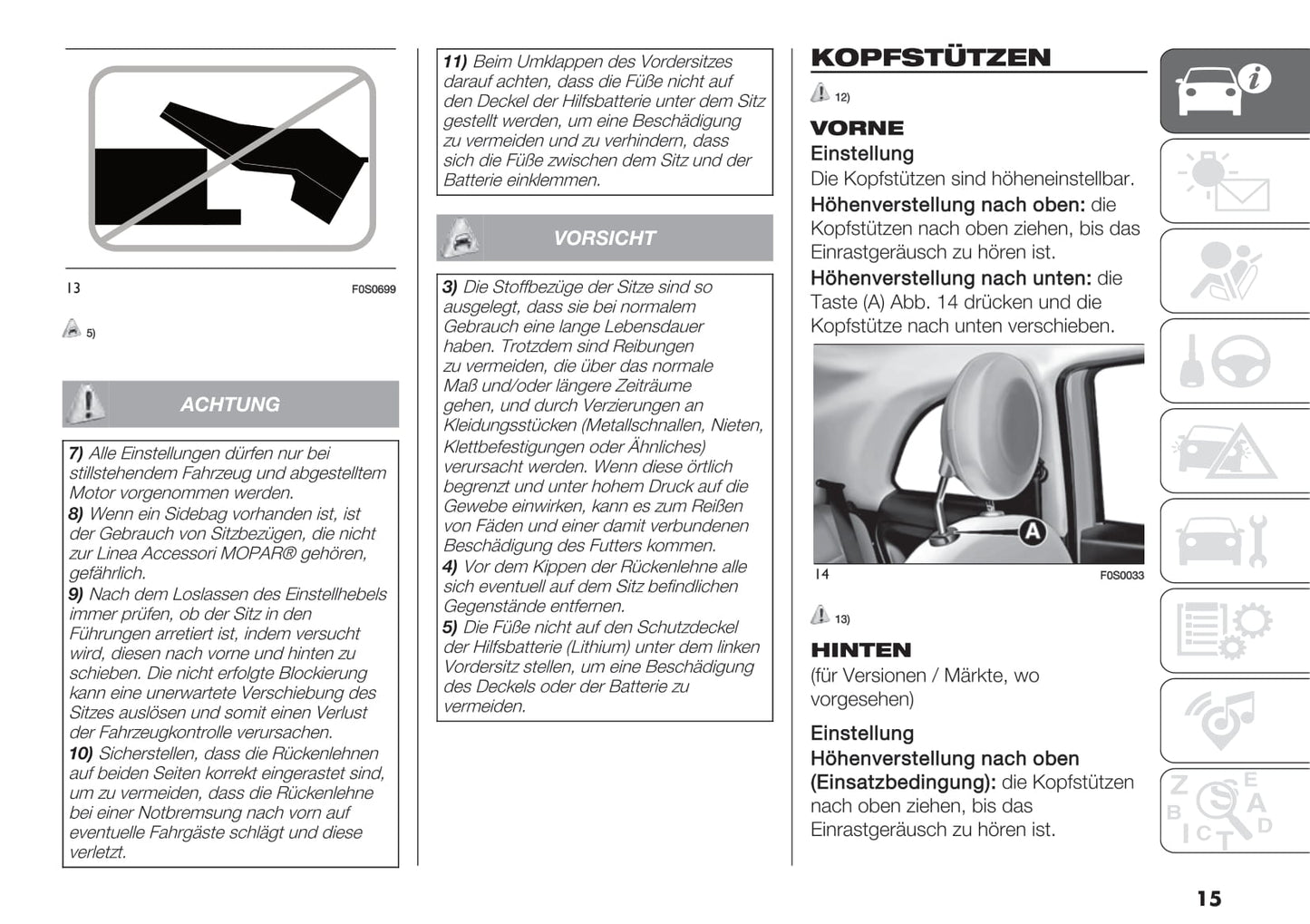 2020-2021 Fiat 500/500C Hybrid Gebruikershandleiding | Duits