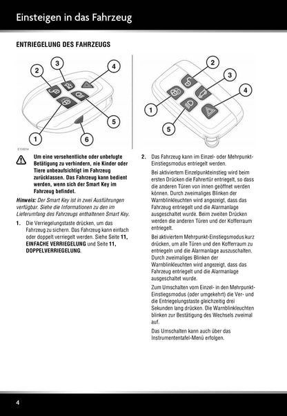 2011-2012 Jaguar XJ Owner's Manual | German