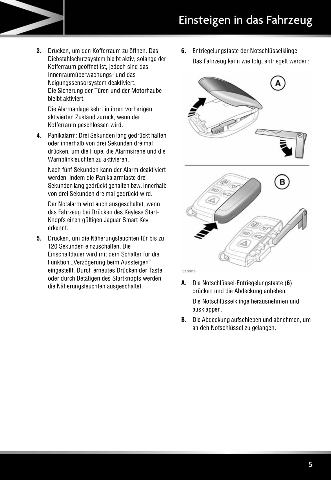 2011-2012 Jaguar XJ Owner's Manual | German