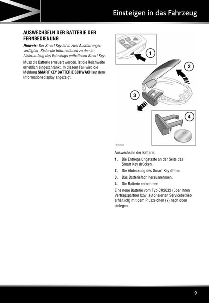 2011-2012 Jaguar XJ Owner's Manual | German