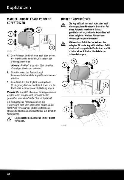 2011-2012 Jaguar XJ Owner's Manual | German