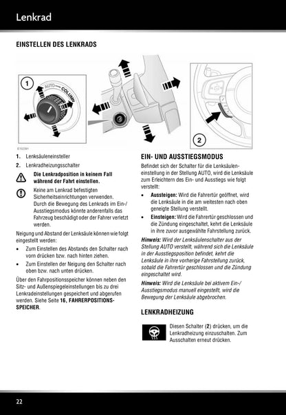 2011-2012 Jaguar XJ Owner's Manual | German