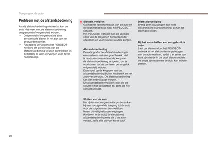 2017-2020 Peugeot Ion Gebruikershandleiding | Nederlands