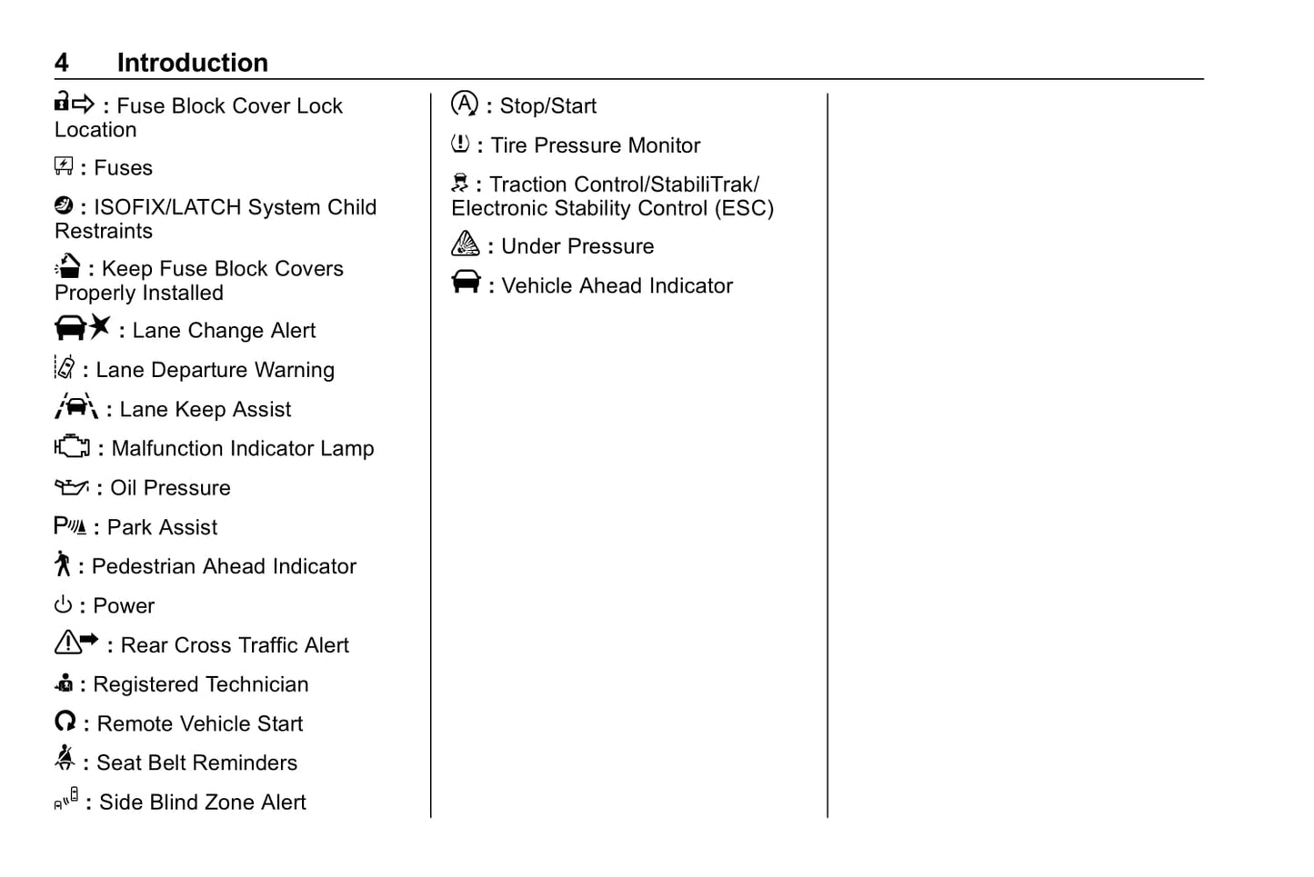 2020 Chevrolet Trax Owner's Manual | English