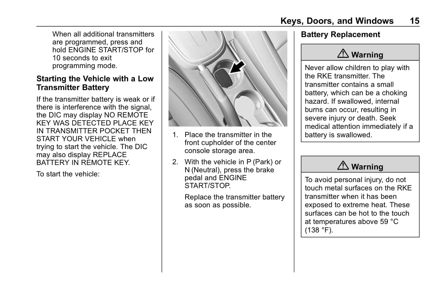 2020 Chevrolet Trax Owner's Manual | English