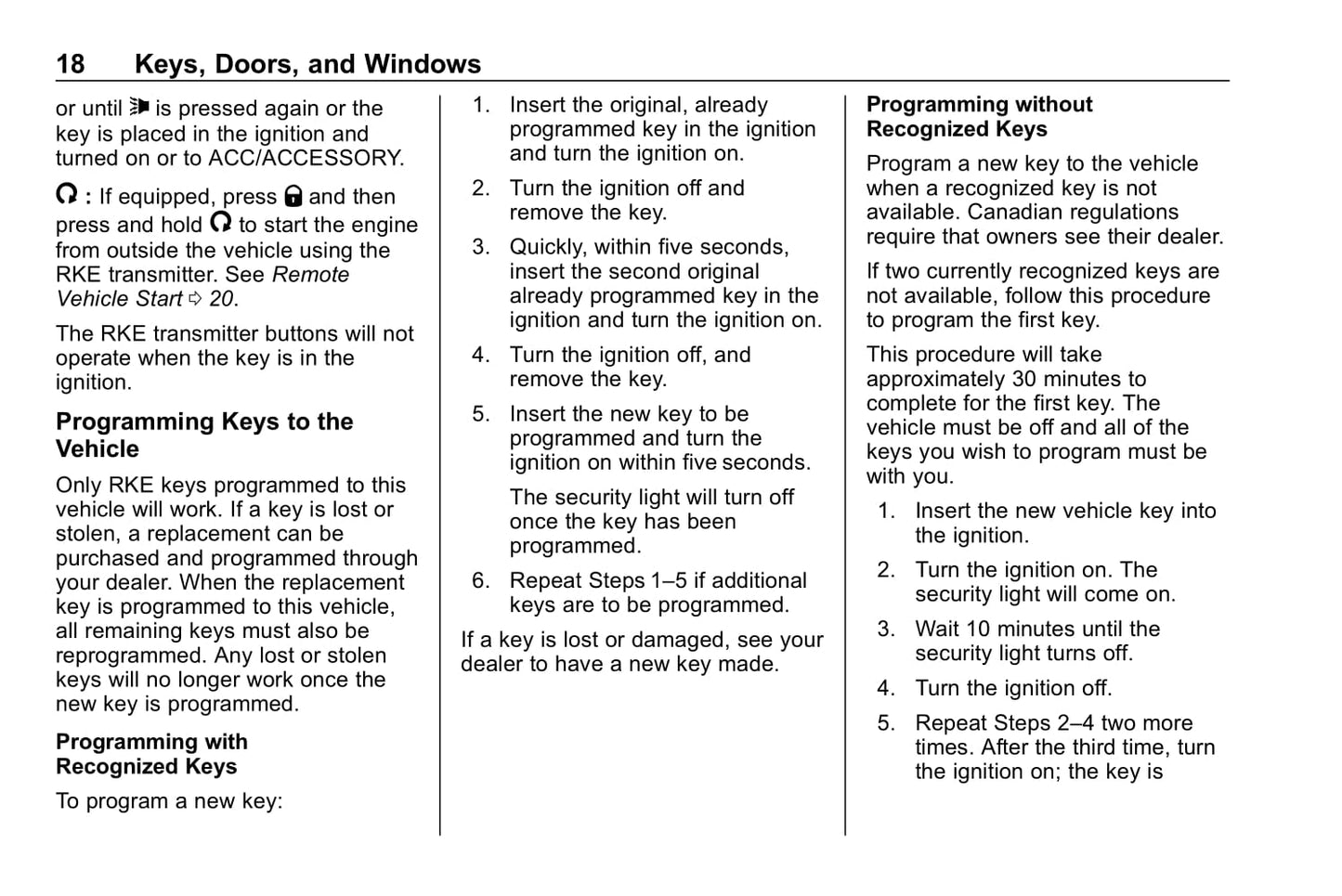 2020 Chevrolet Trax Owner's Manual | English