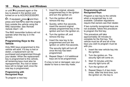 2020 Chevrolet Trax Owner's Manual | English