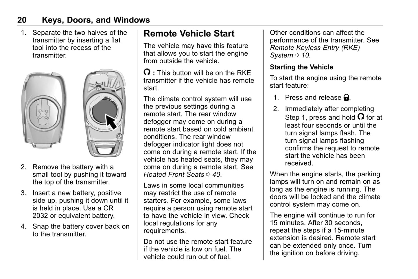 2020 Chevrolet Trax Owner's Manual | English