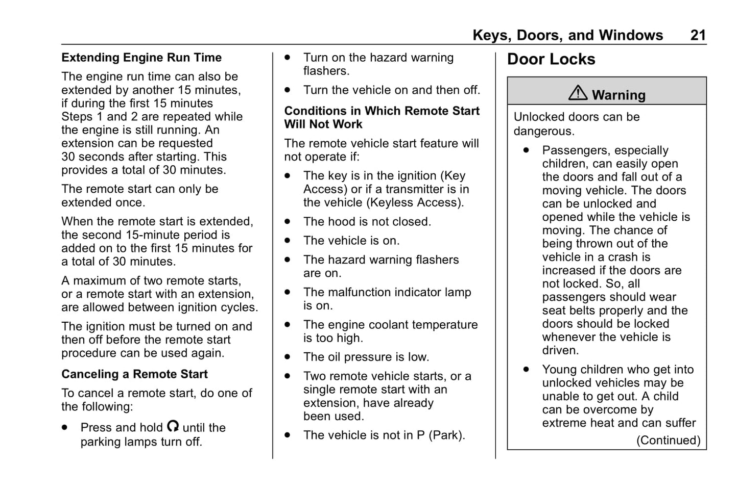 2020 Chevrolet Trax Owner's Manual | English