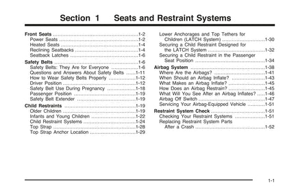 2003-2006 Chevrolet SSR Owner's Manual | English