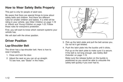 2003-2006 Chevrolet SSR Owner's Manual | English