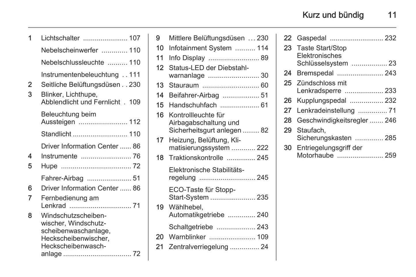 2013-2014 Chevrolet Cruze Owner's Manual | German