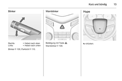 2013-2014 Chevrolet Cruze Owner's Manual | German