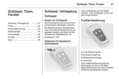 2013-2014 Chevrolet Cruze Owner's Manual | German