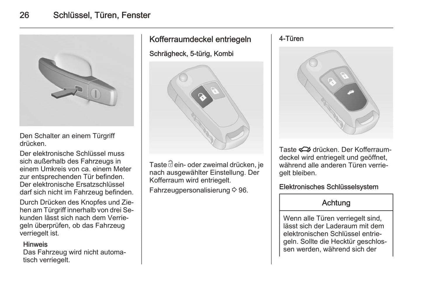 2013-2014 Chevrolet Cruze Owner's Manual | German