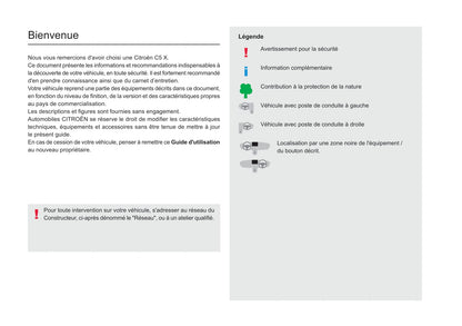 2021-2023 Citroën C5 X Manuel du propriétaire | Français