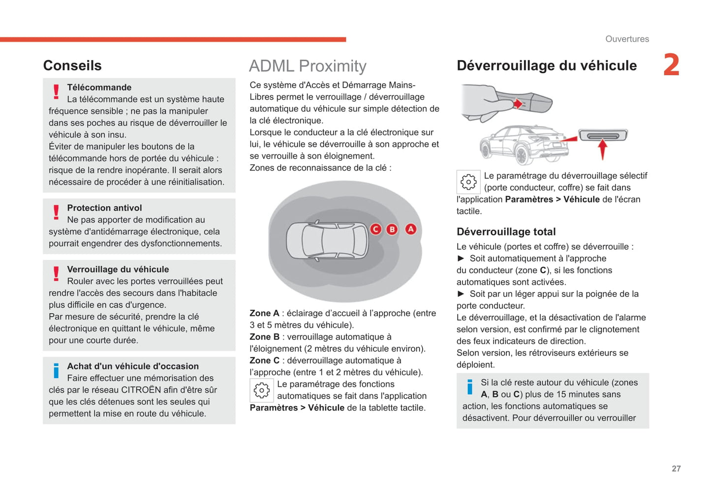 2021-2023 Citroën C5 X Manuel du propriétaire | Français