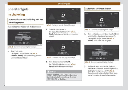 2022 Cupra Born Owner's Manual | Dutch