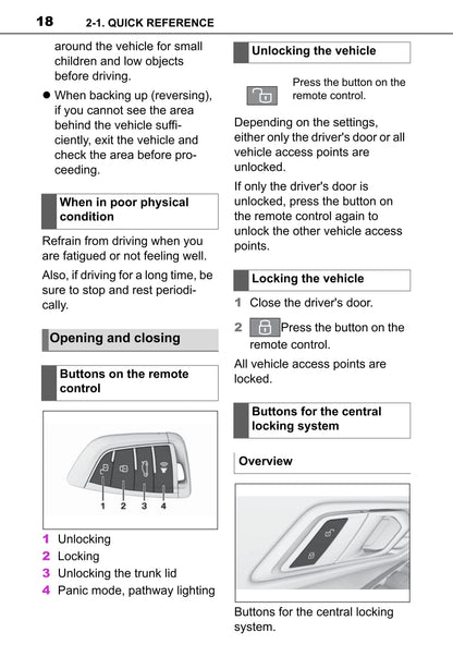 2021 Toyota Supra Owner's Manual | English