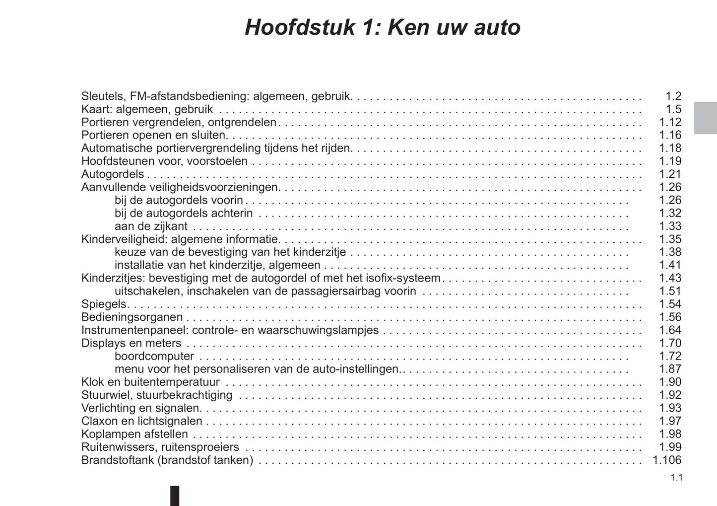 2021-2022 Dacia Sandero/Sandero Stepway Owner's Manual | Dutch