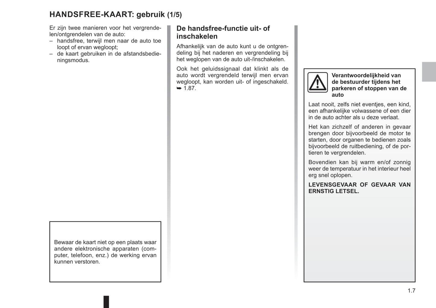 2021-2022 Dacia Sandero/Sandero Stepway Owner's Manual | Dutch