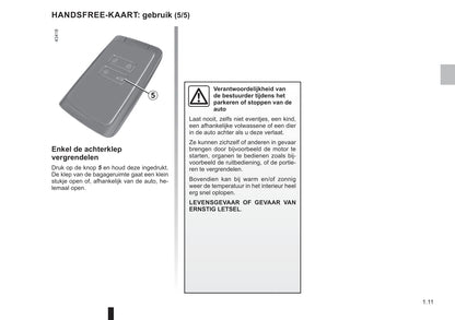 2021-2022 Dacia Sandero/Sandero Stepway Owner's Manual | Dutch