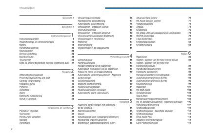 2020-2023 Peugeot 2008/e-2008 Owner's Manual | Dutch