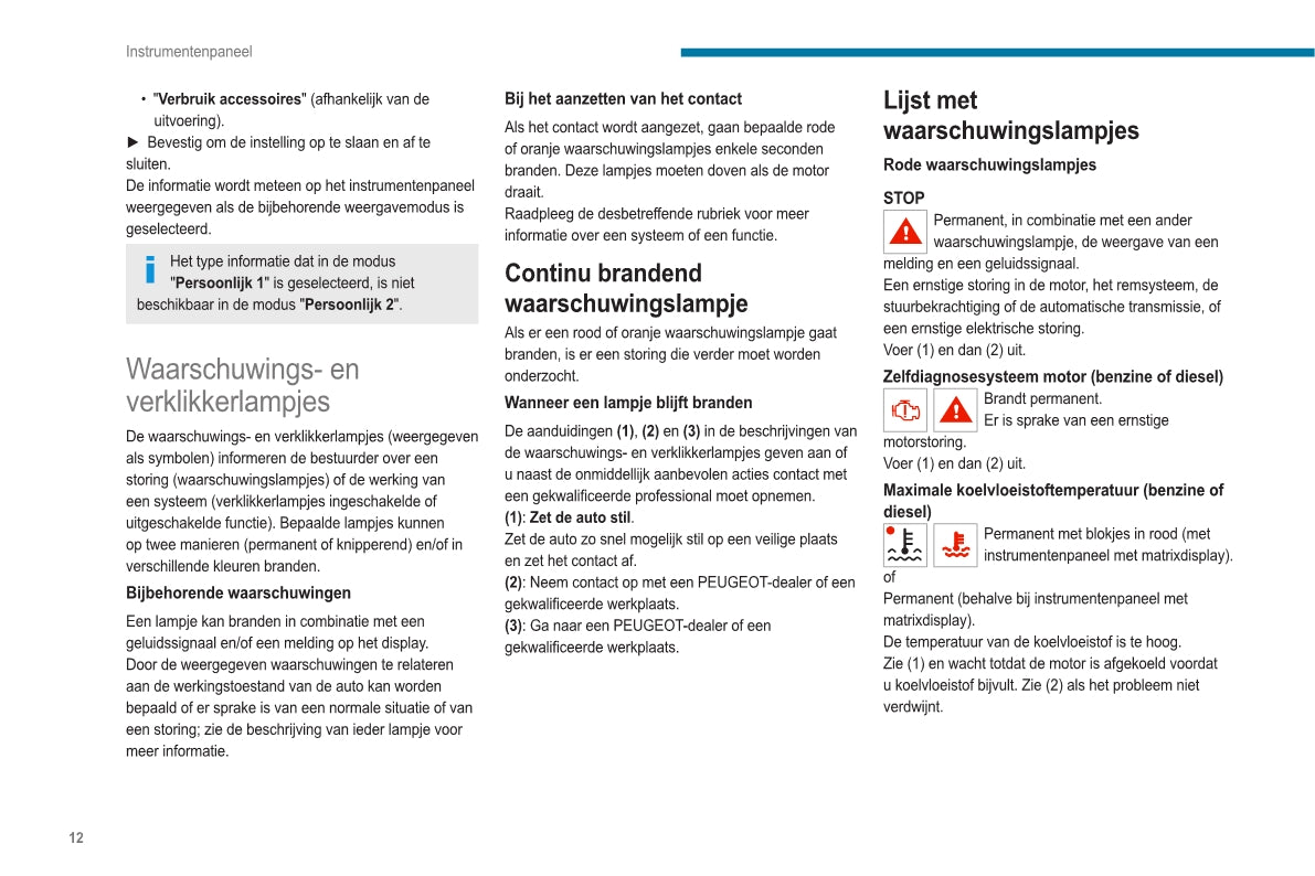 2020-2023 Peugeot 2008/e-2008 Owner's Manual | Dutch