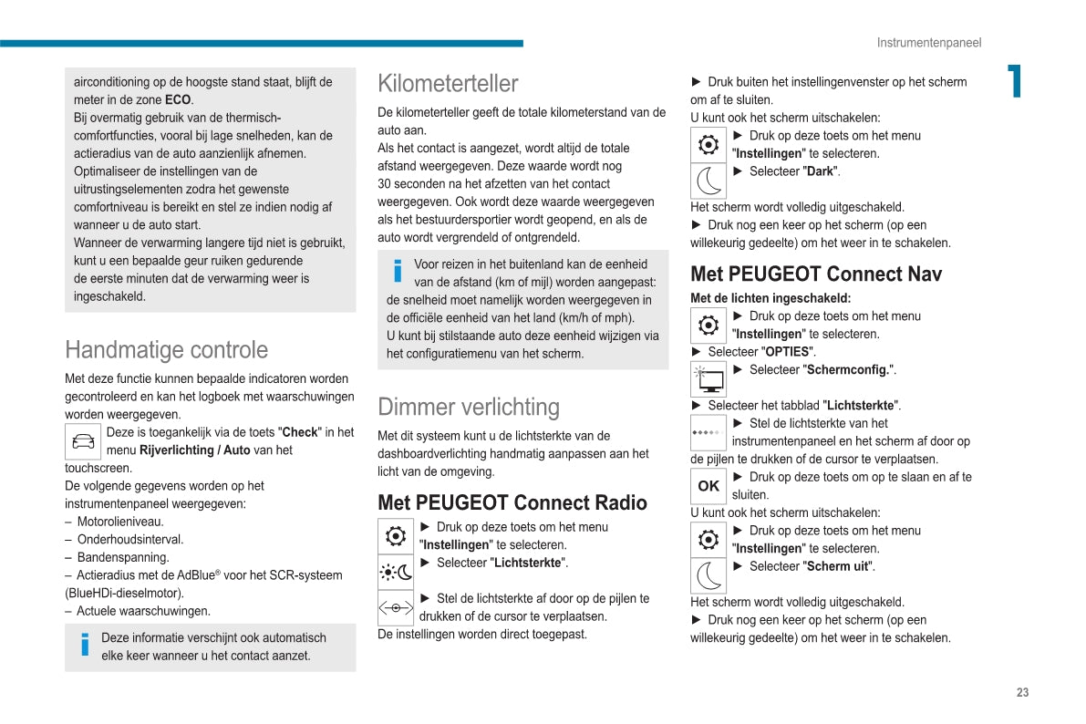 2020-2023 Peugeot 2008/e-2008 Owner's Manual | Dutch