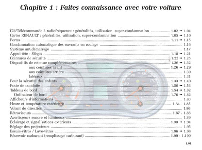 2005-2006 Renault Clio Owner's Manual | French