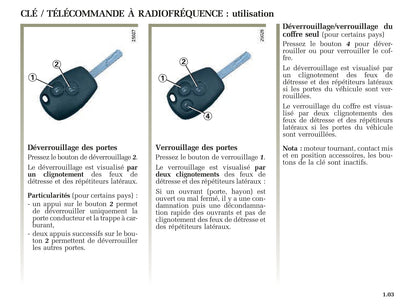 2005-2006 Renault Clio Owner's Manual | French