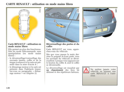 2005-2006 Renault Clio Owner's Manual | French