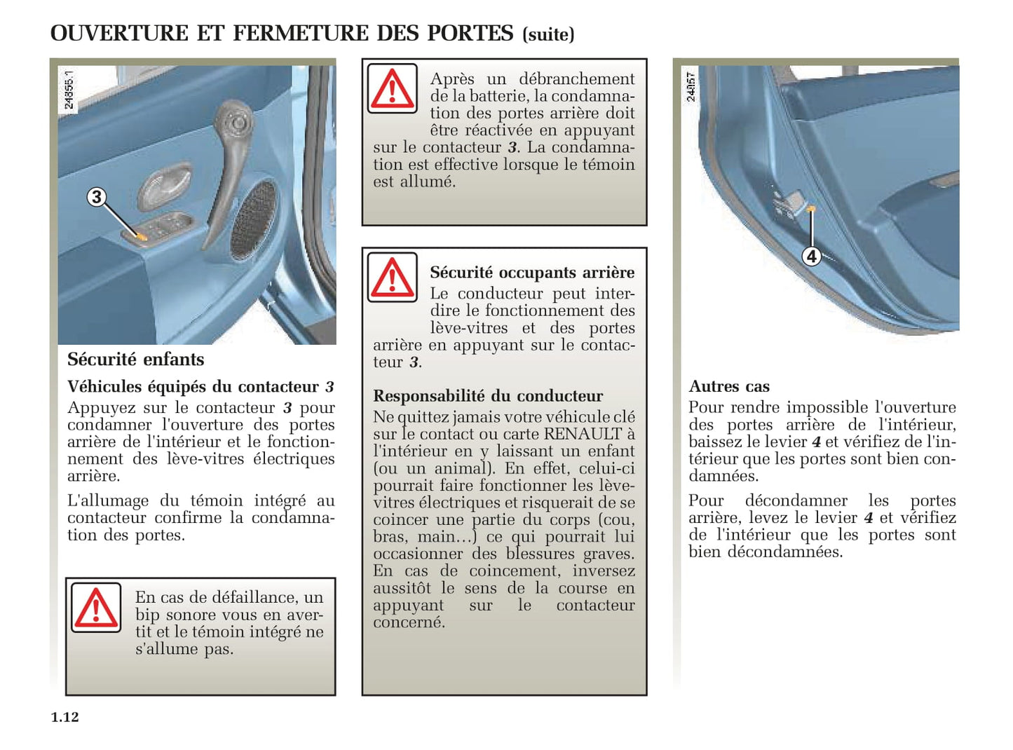 2005-2006 Renault Clio Owner's Manual | French