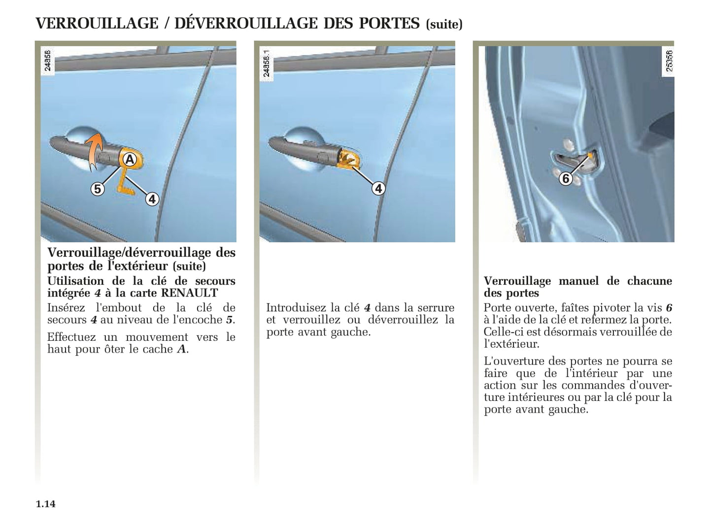 2005-2006 Renault Clio Owner's Manual | French