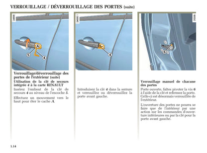 2005-2006 Renault Clio Owner's Manual | French