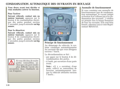 2005-2006 Renault Clio Owner's Manual | French