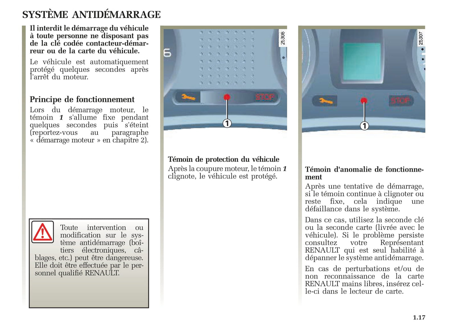 2005-2006 Renault Clio Owner's Manual | French