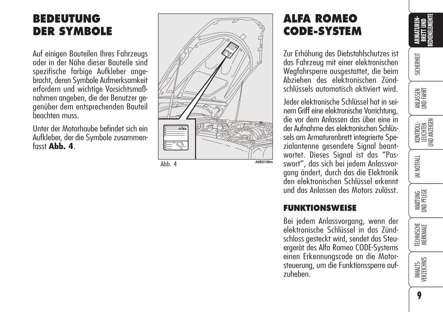 2005-2008 Alfa Romeo 159 Gebruikershandleiding | Duits