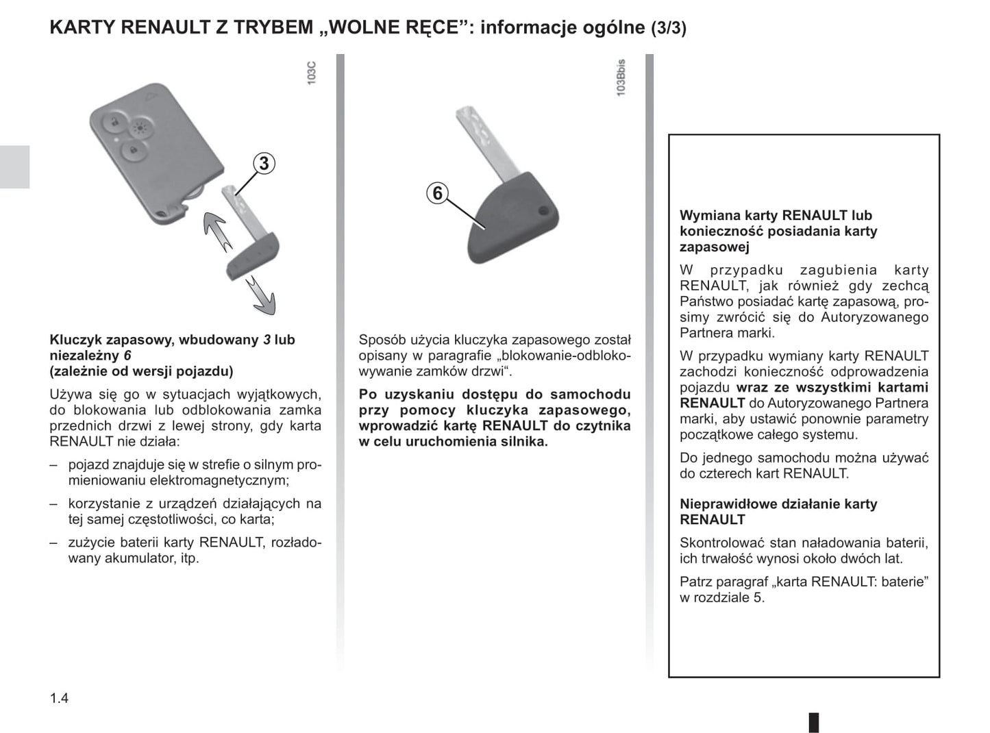 2012-2013 Renault Espace Owner's Manual | Polish