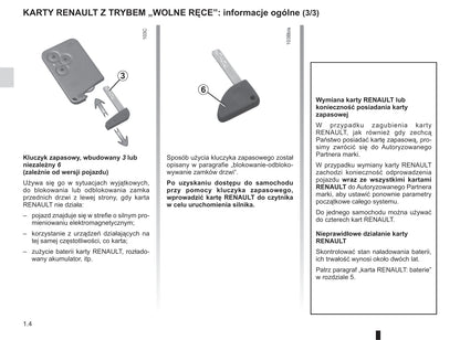 2012-2013 Renault Espace Owner's Manual | Polish