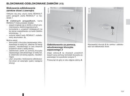 2012-2013 Renault Espace Owner's Manual | Polish