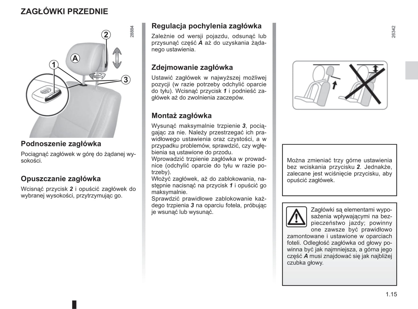 2012-2013 Renault Espace Owner's Manual | Polish