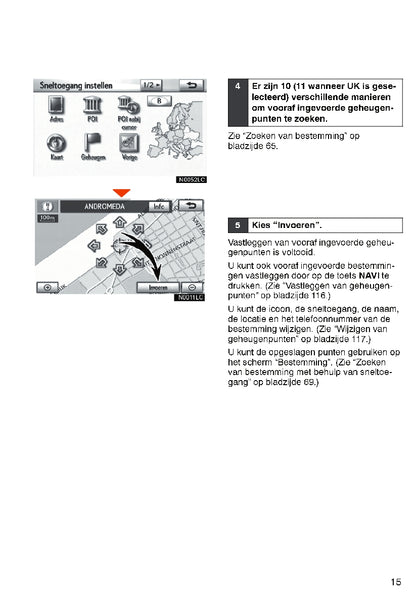 Lexus IS F/IS250/IS200d/IS220d Navigatiesysteem Handleiding 2010