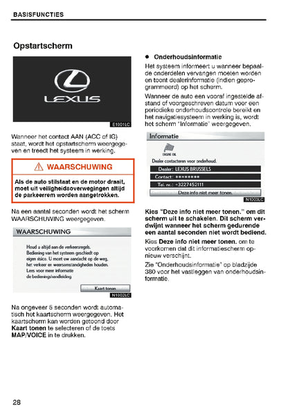 Lexus IS F/IS250/IS200d/IS220d Navigatiesysteem Handleiding 2010