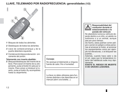 2018-2019 Renault Kadjar Owner's Manual | Spanish