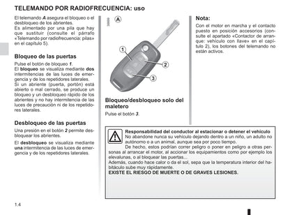 2018-2019 Renault Kadjar Owner's Manual | Spanish