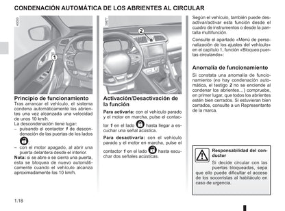 2018-2019 Renault Kadjar Owner's Manual | Spanish