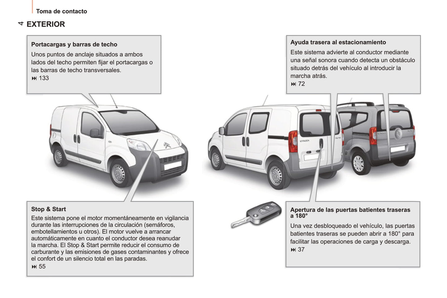 2011-2013 Citroën Nemo Bedienungsanleitung | Spanisch