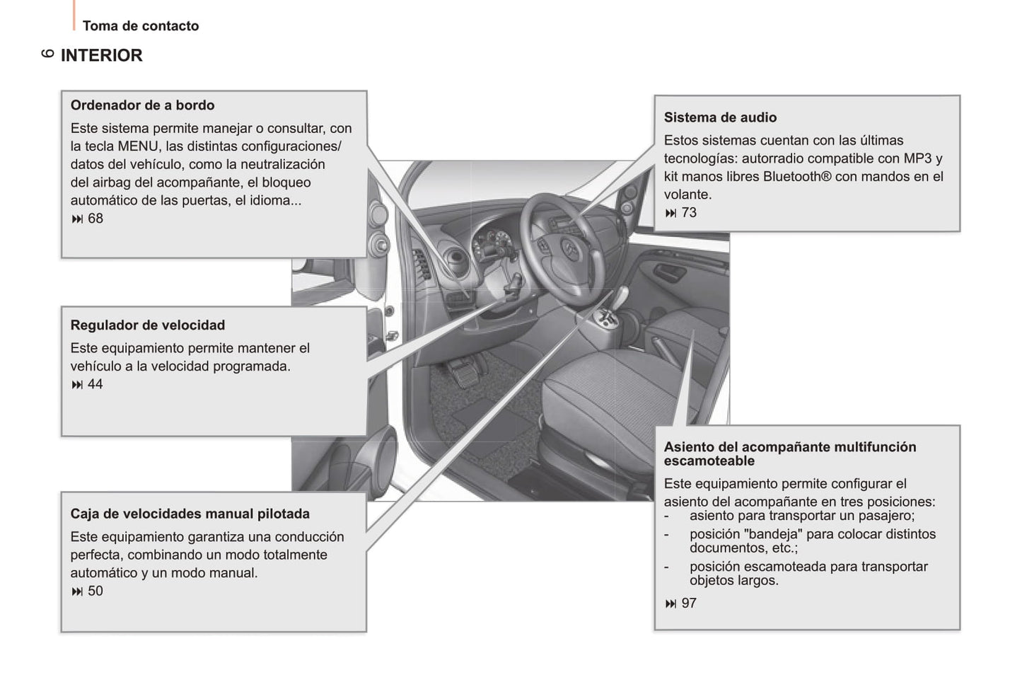 2011-2013 Citroën Nemo Bedienungsanleitung | Spanisch